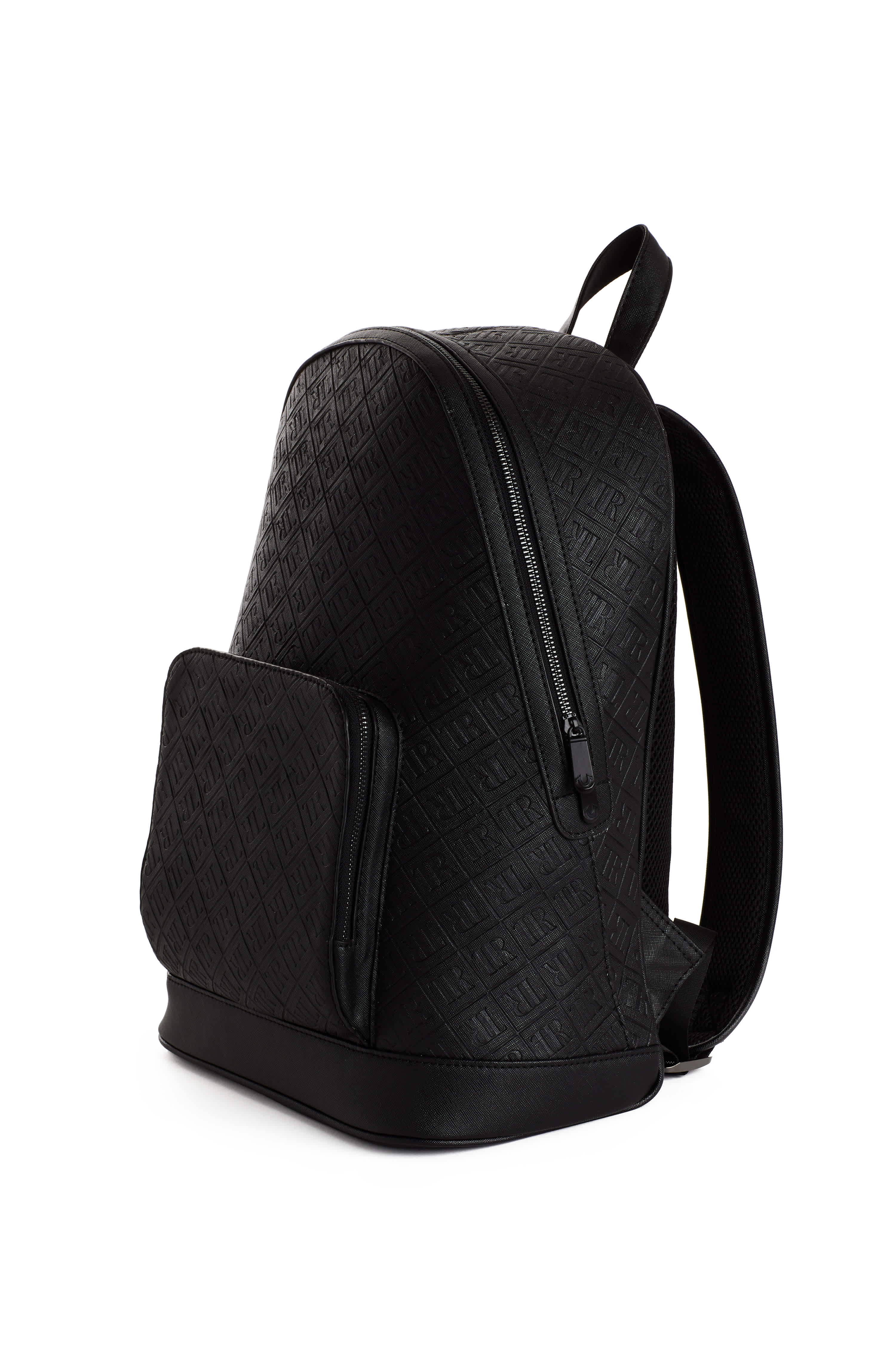 EMBOSSED LEATHER BACKPACK Black True Religion