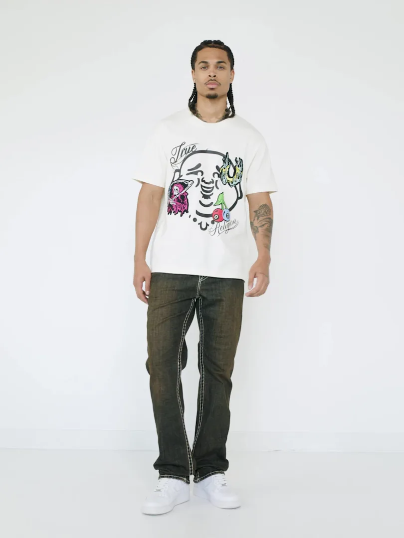 RICKY SUPER T FLAP STRAIGHT JEAN 34" video