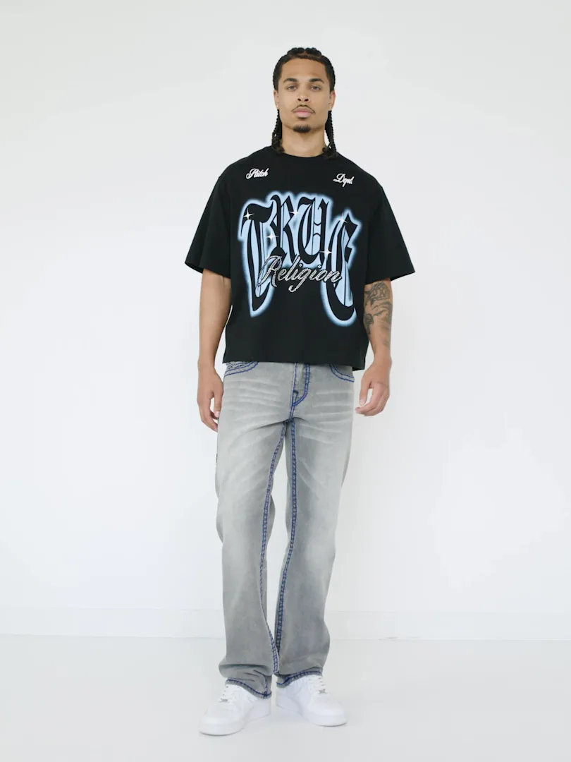 RICKY SUPER T FLAP STRAIGHT JEAN 34" video