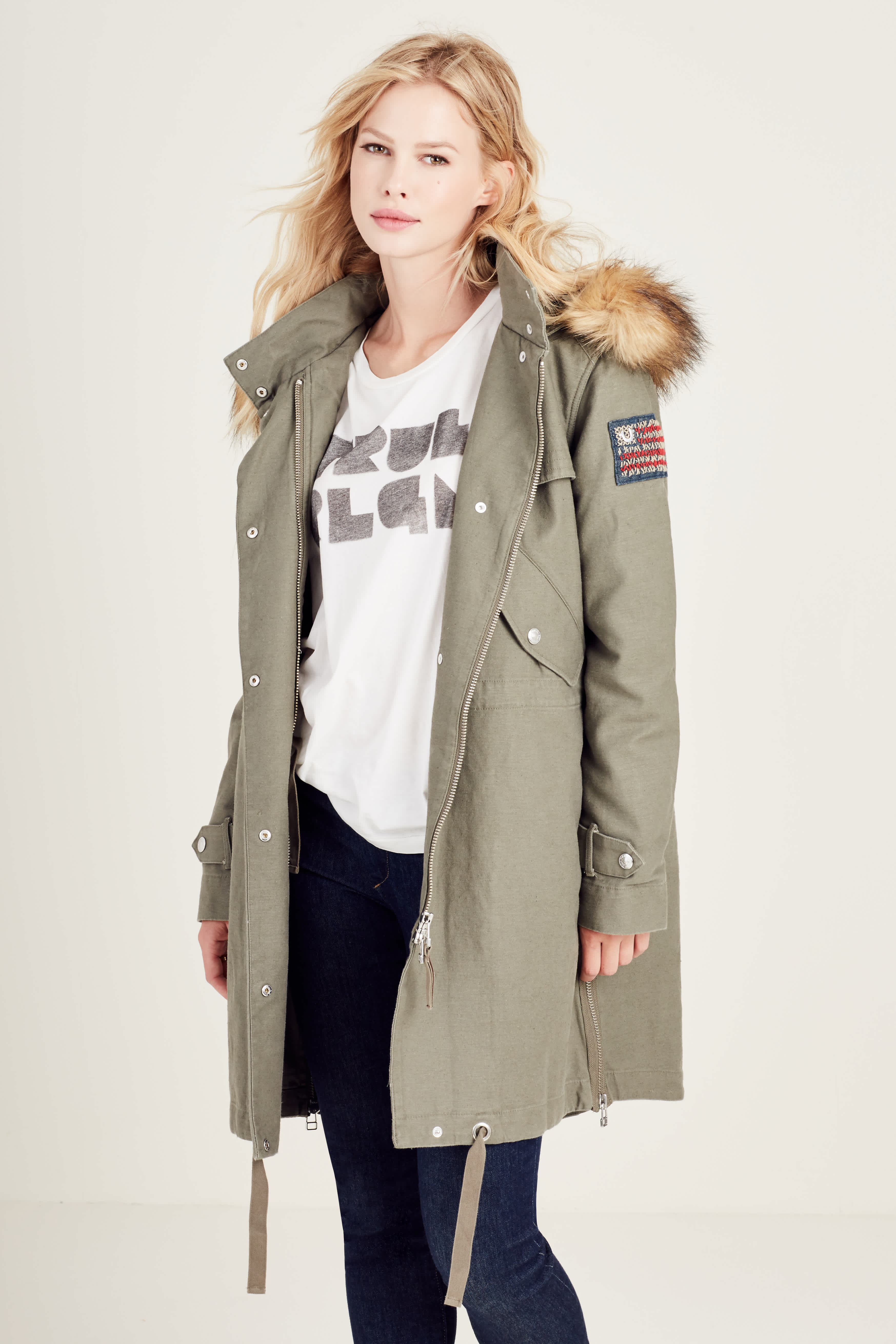 True on sale religion parka