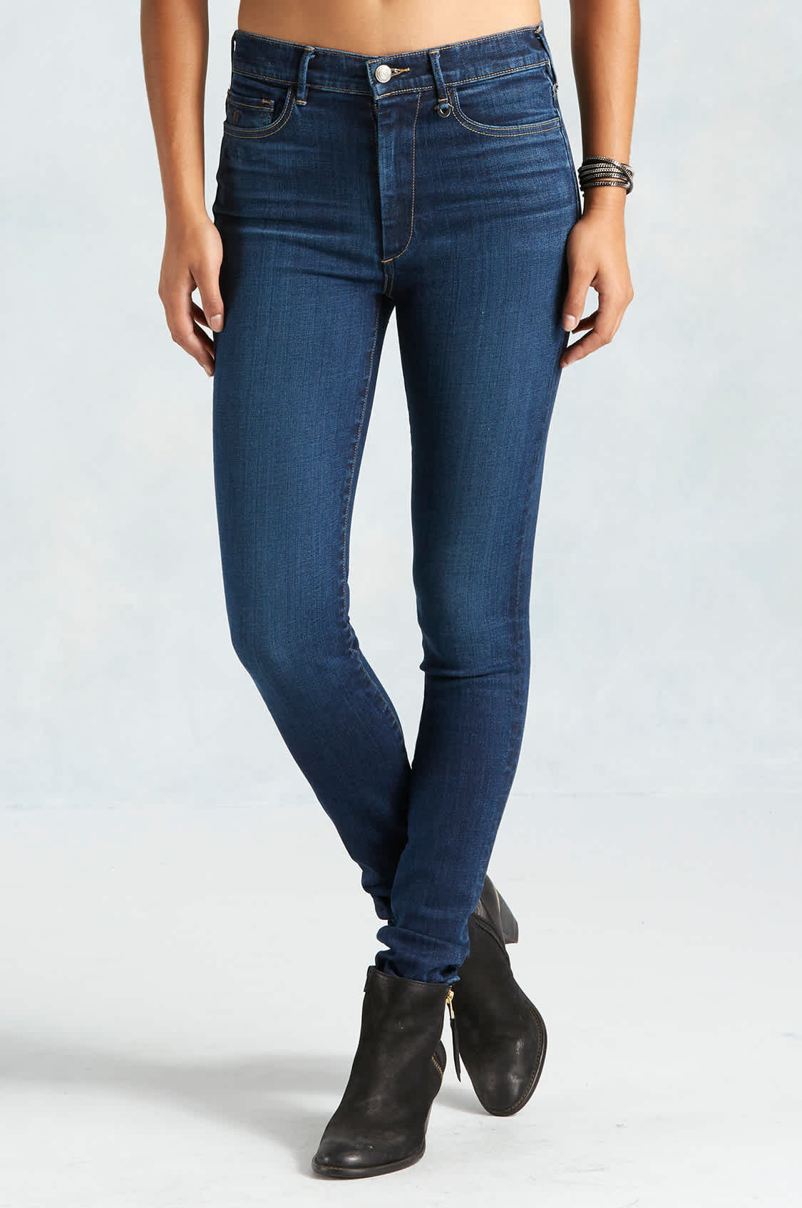 Joan Smalls High Rise Stacked Skinny Womens Jean True Religion