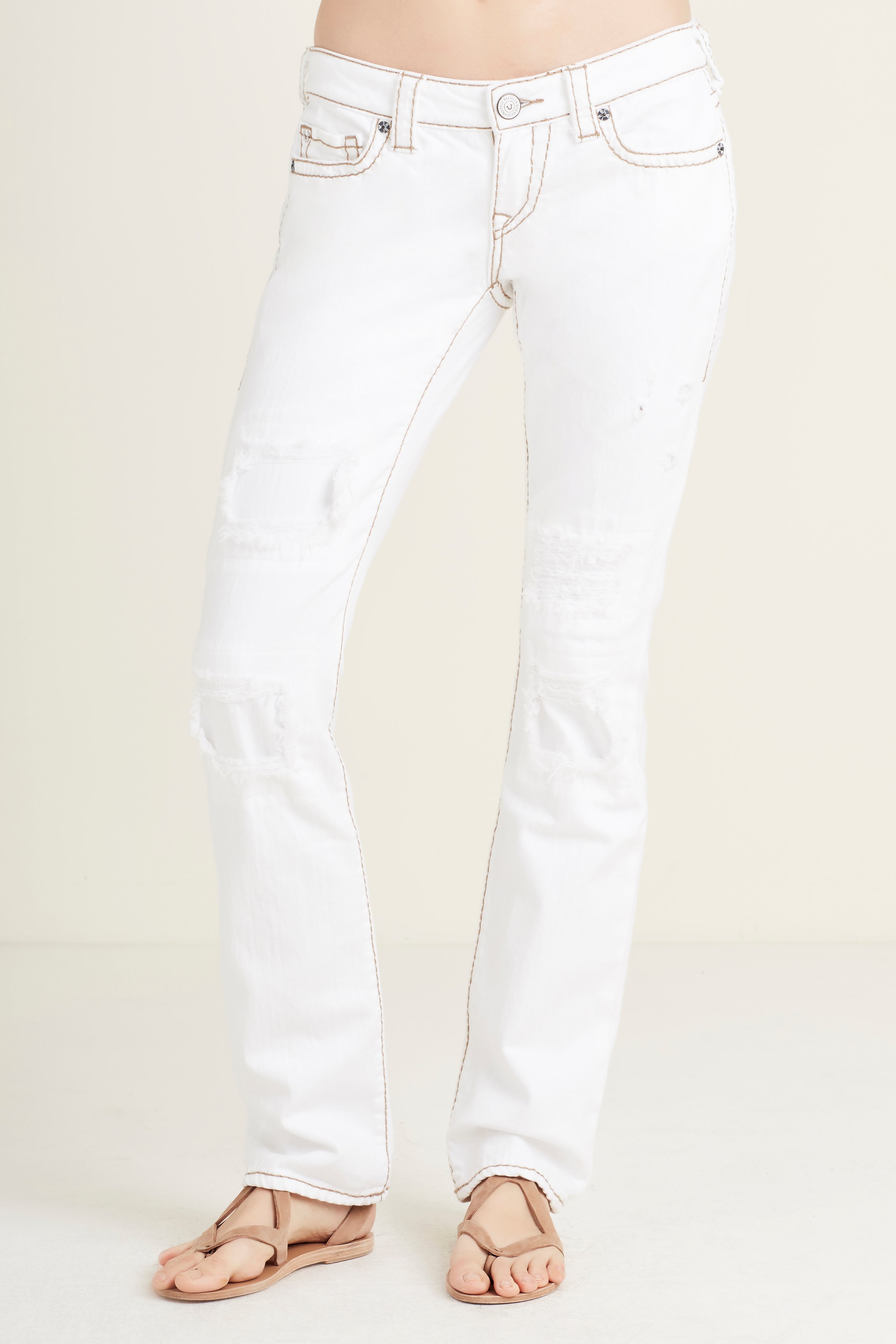 パンツ Truereligion WhiteDenim Size unknown USA True Religion World Tour Lizzy White Jeans Size 28 x 23 SKU