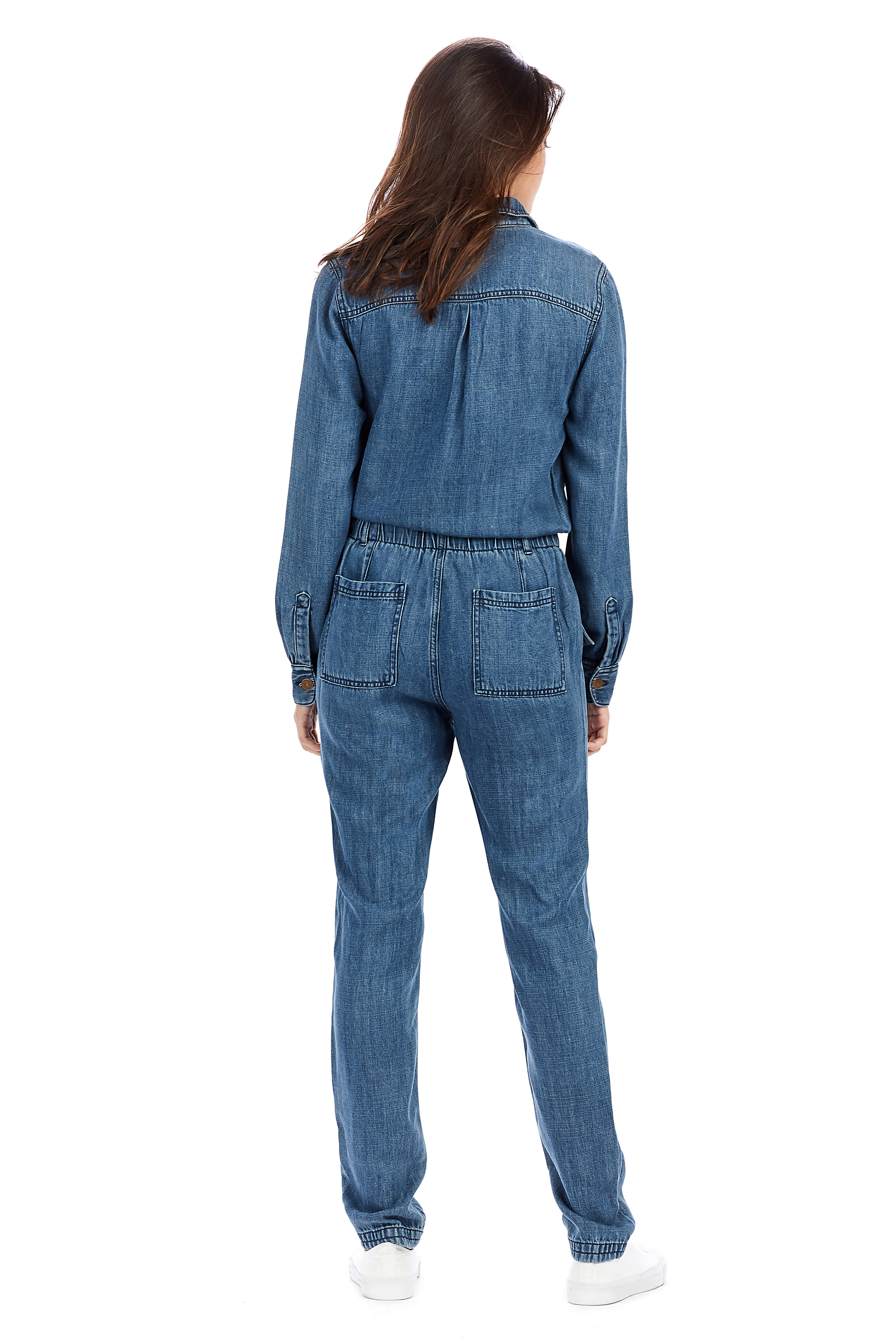 WOMENS DENIM JUMPSUIT