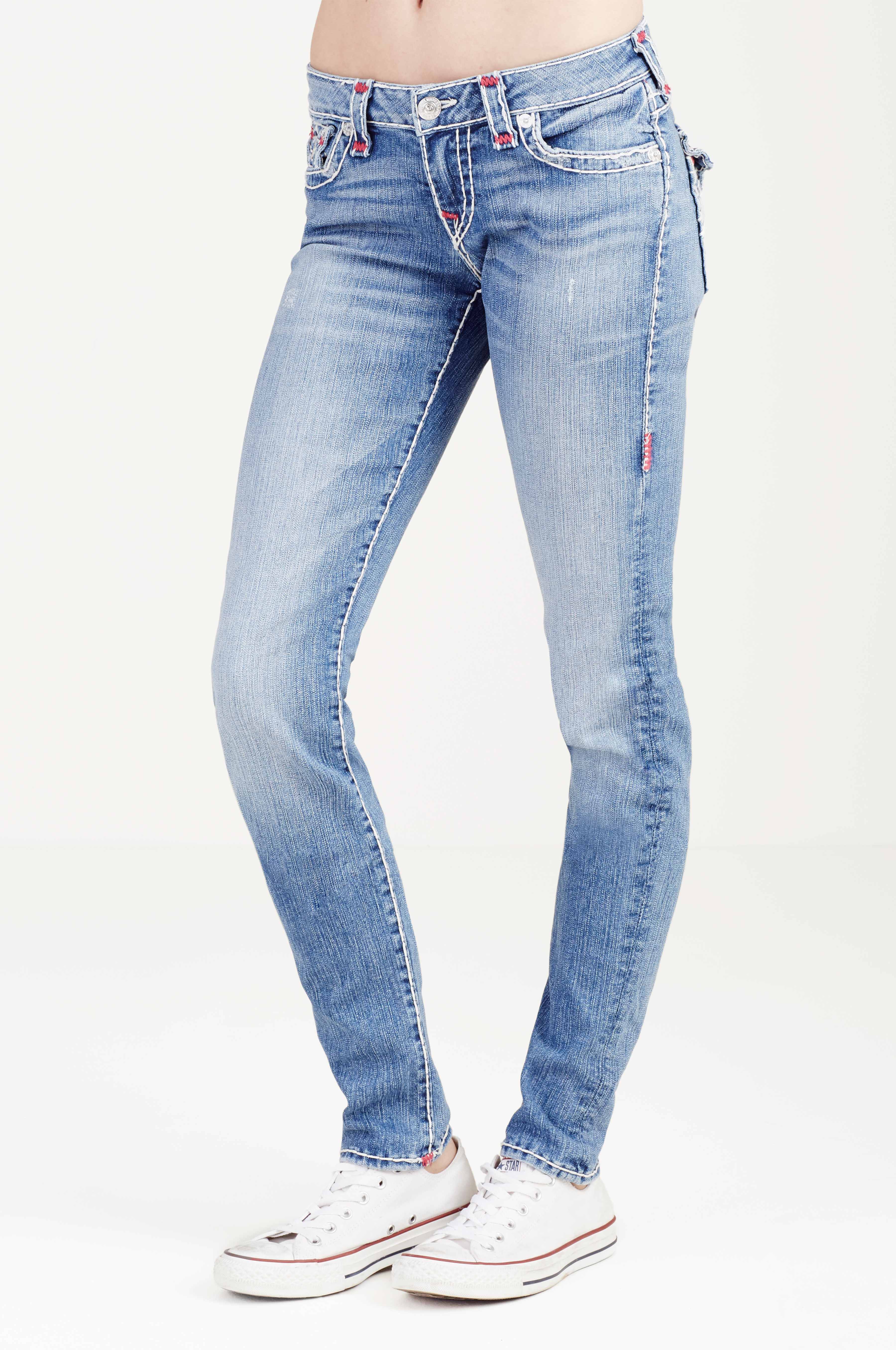 SKINNY SUPER T WOMENS JEAN - Medium Drifter | True Religion