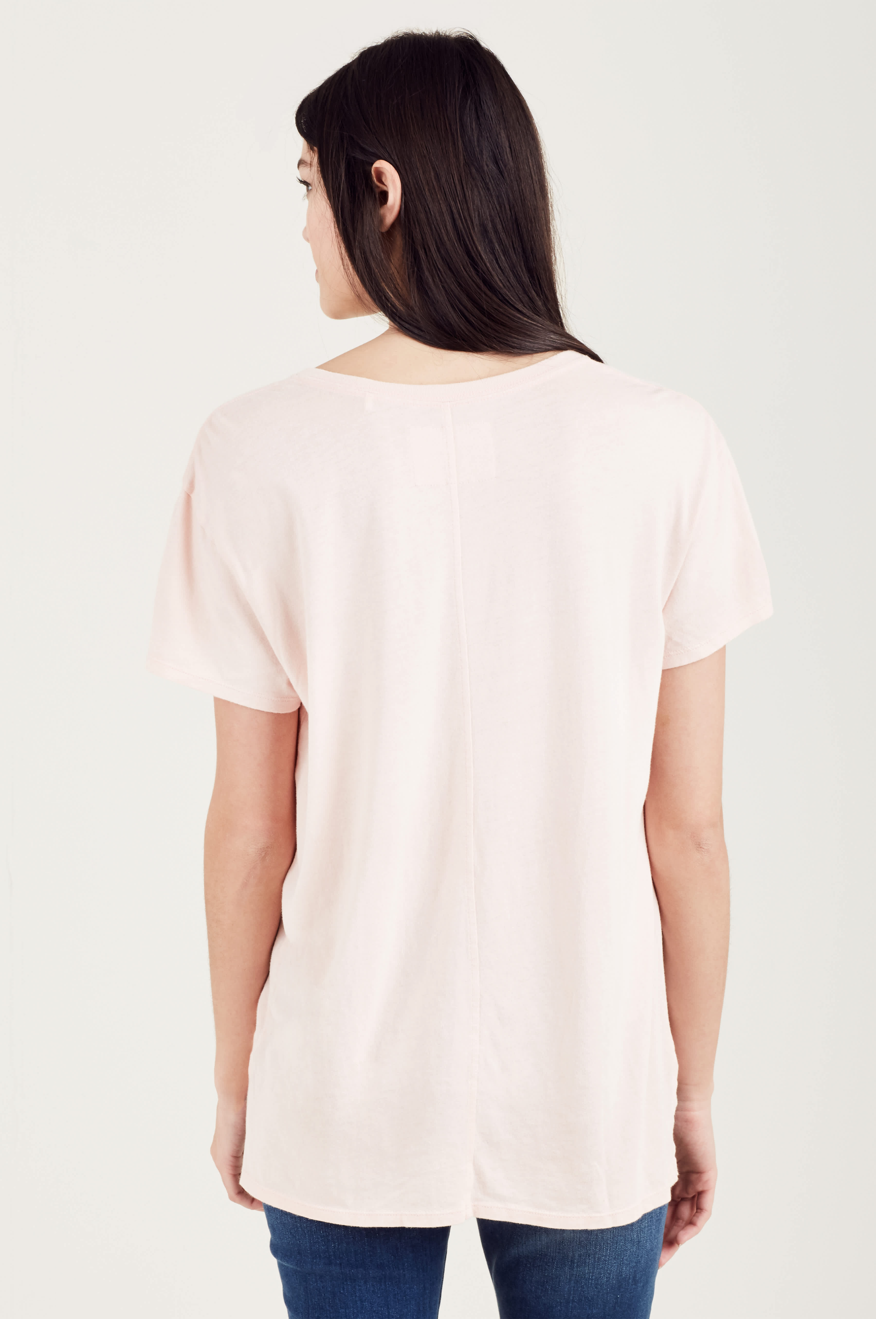 SLOUCHY V NECK WOMENS TOP